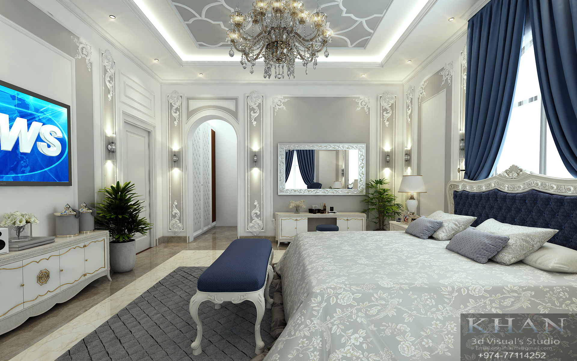 别墅内部丨卡塔尔多哈丨AFSAR KHAN-16