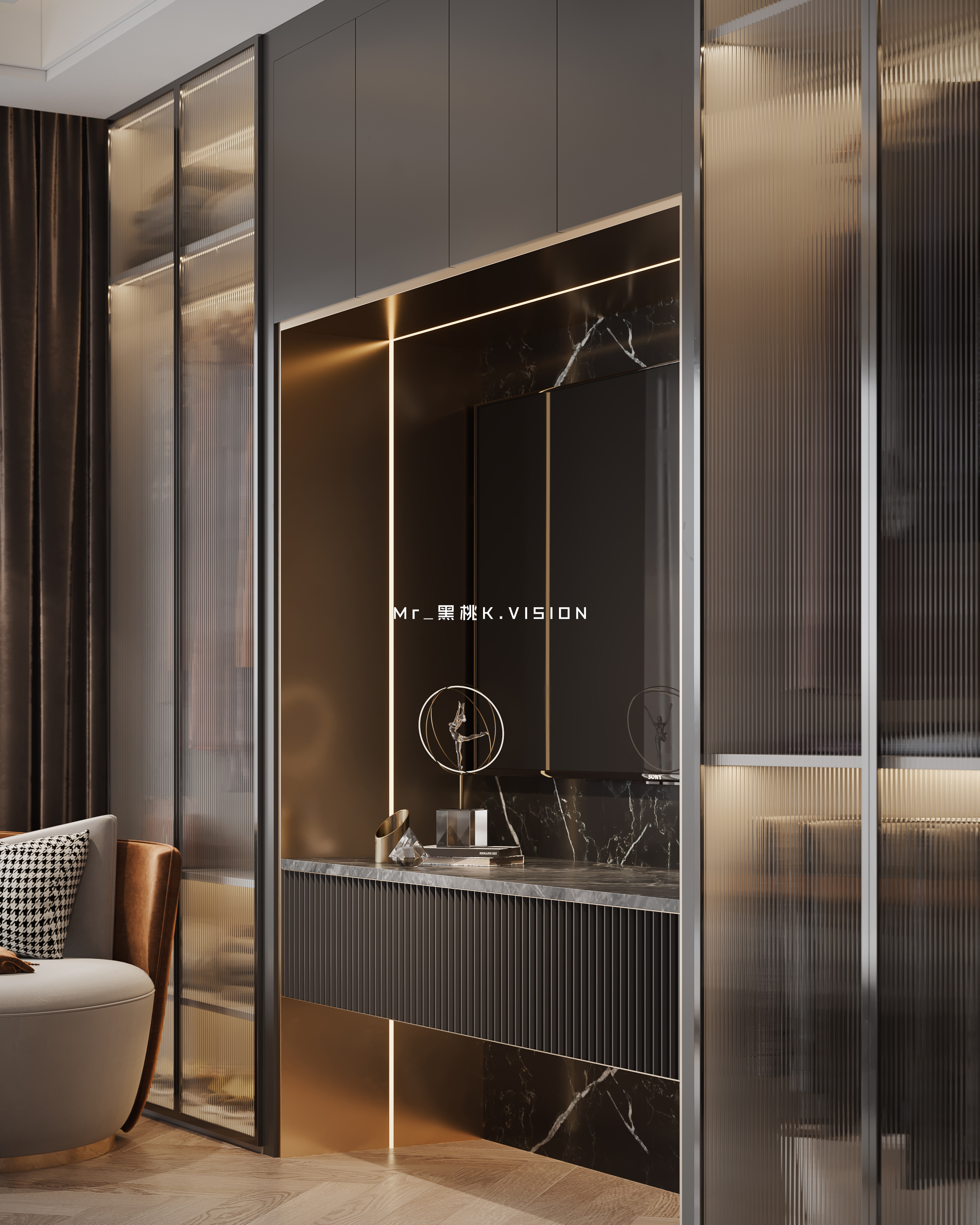 一间轻奢卧室-6