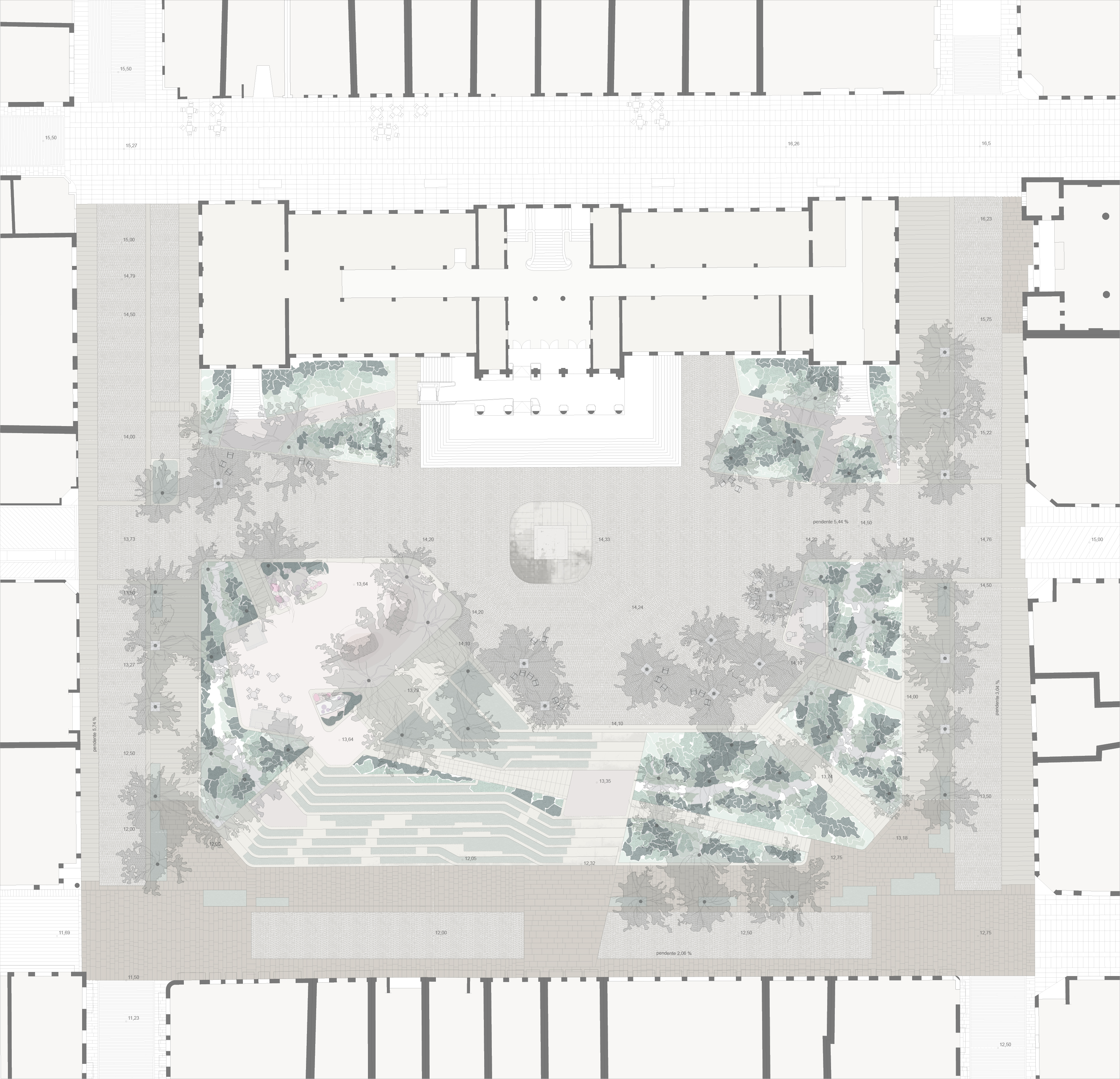 4º Accésit · 费罗尔市武器广场改造前期项目丨西班牙丨LOAIRA | GCMP-31