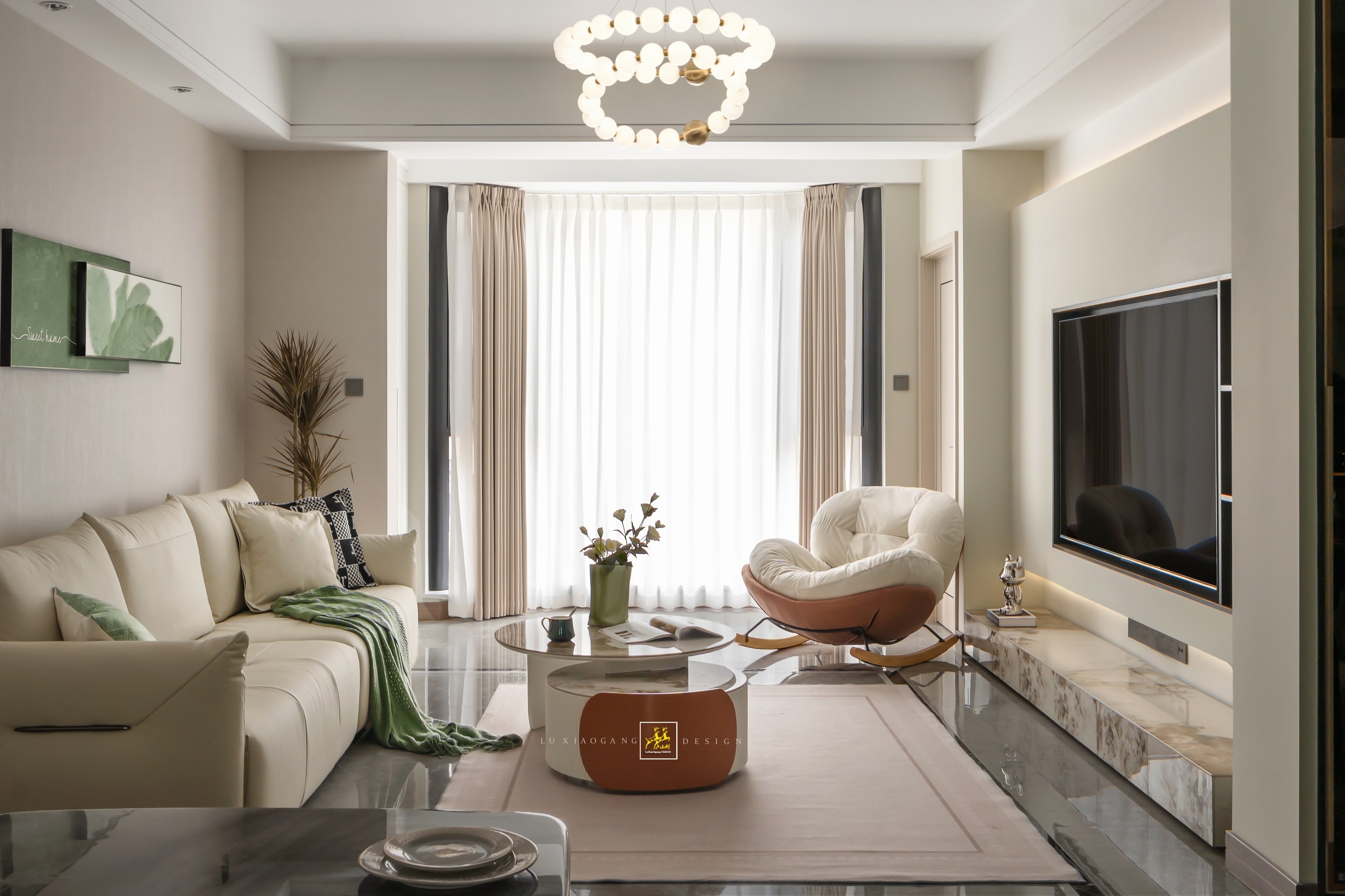 书香“境地”丨成都卢小刚装饰设计-0