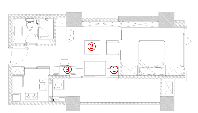 小户型空间优化实例 | 灵动生活,温馨收纳-1