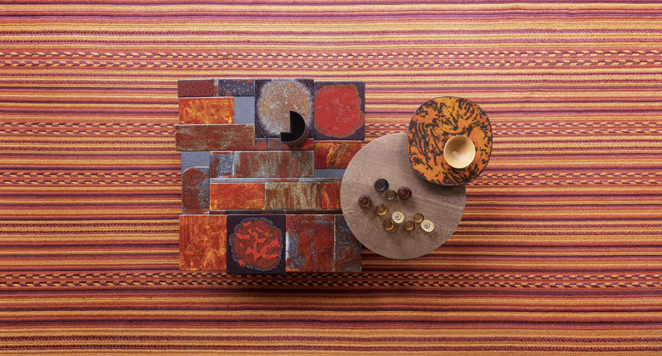 Tappeto Navajo con frange sui lati corti - Paola Lenti-3