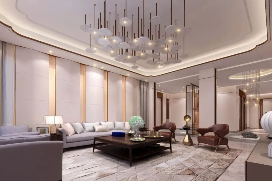 合肥政务区 740㎡新中式别墅设计,打造优雅私宅环境-38