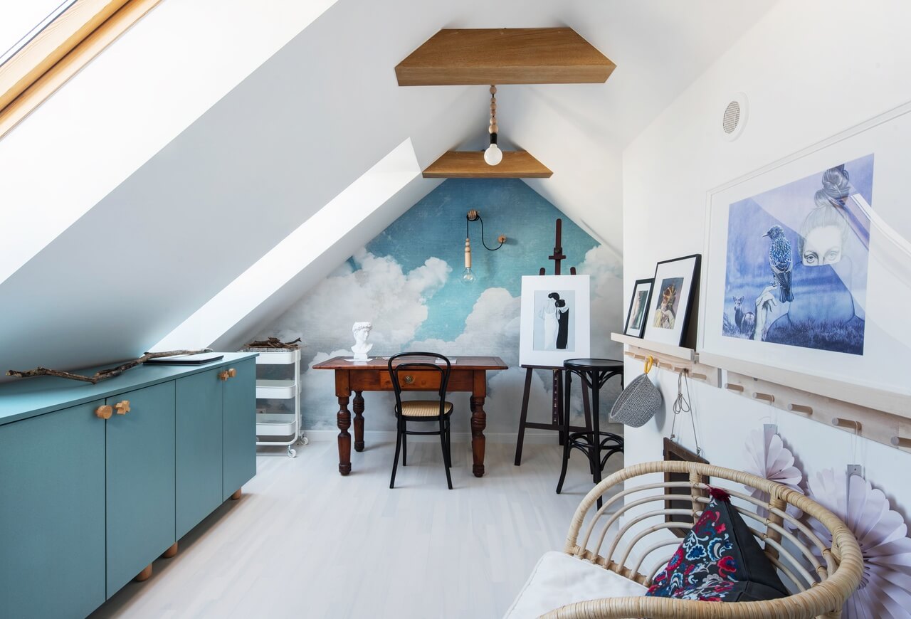 复式公寓改造·客厅带吊床的室内设计-45