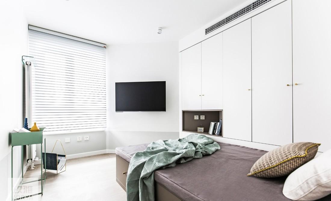 全能格局,珊瑚橘色点缀的玖雅平层设计-96