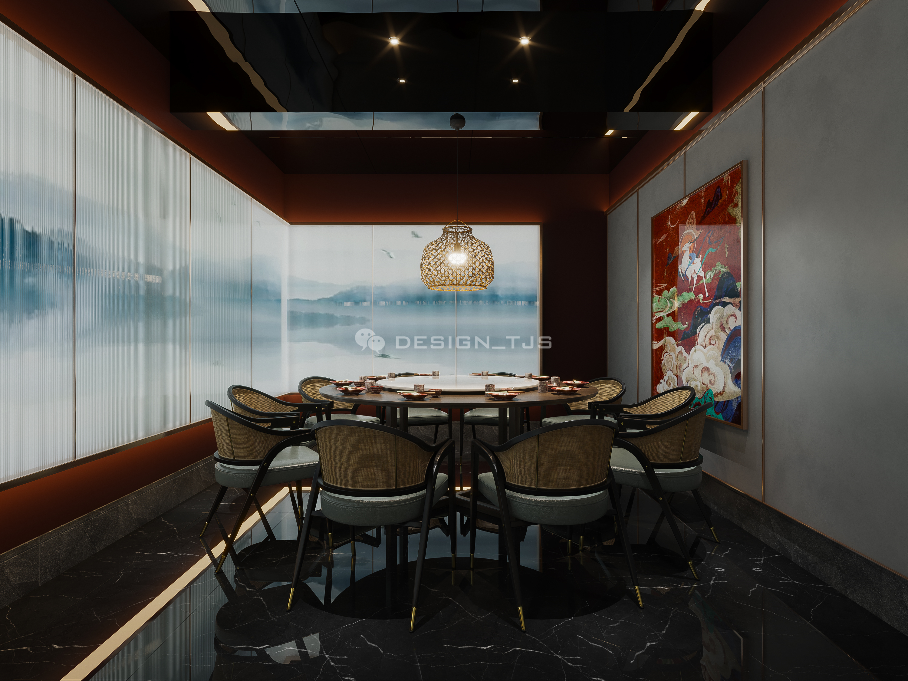 农二代餐饮效果图案例-13