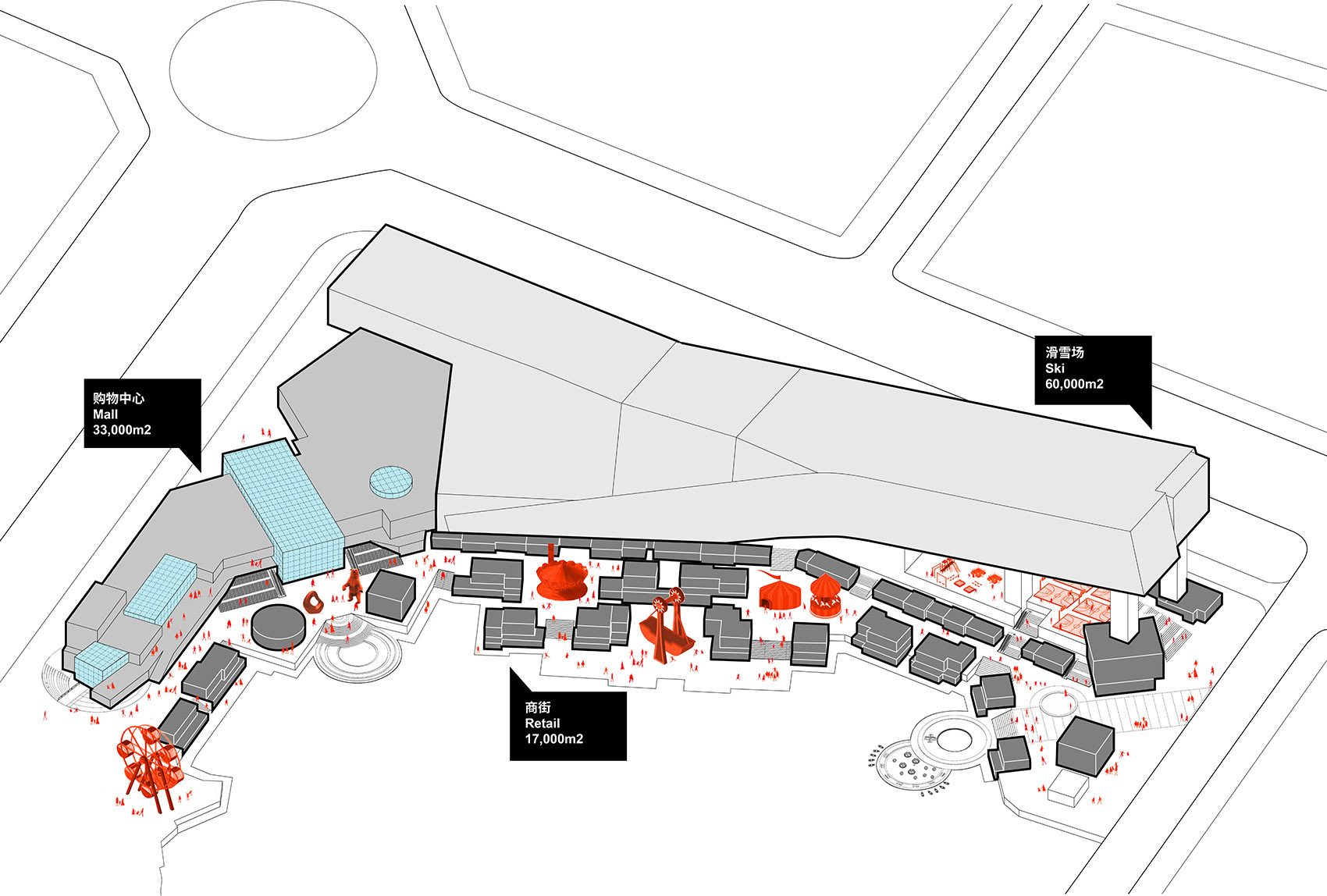 武汉甘露山国际滑雪场丨中国武汉丨CLOU柯路建筑,荷于景观设计咨询(上海)有限公司-22