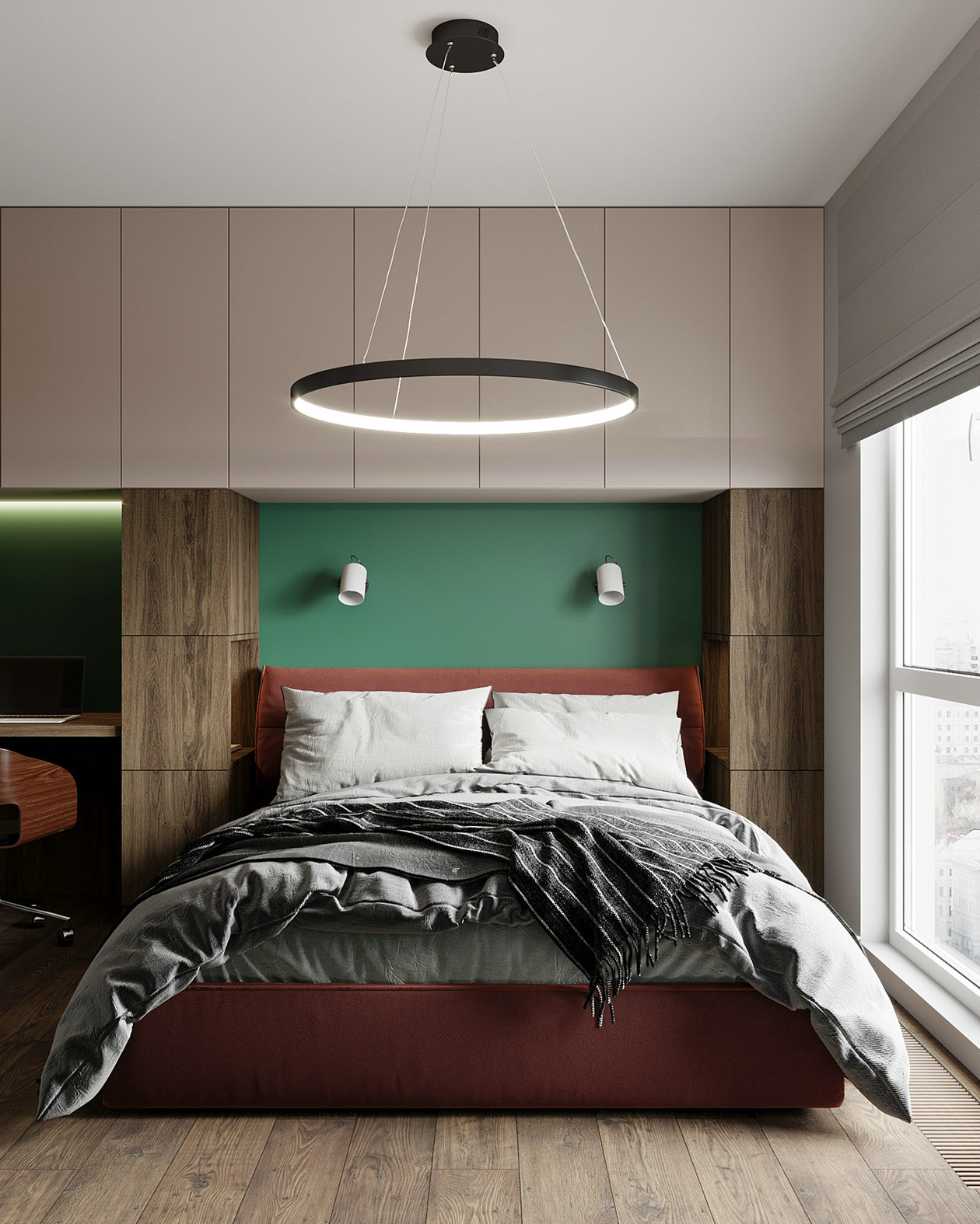 多彩色系公寓设计-9