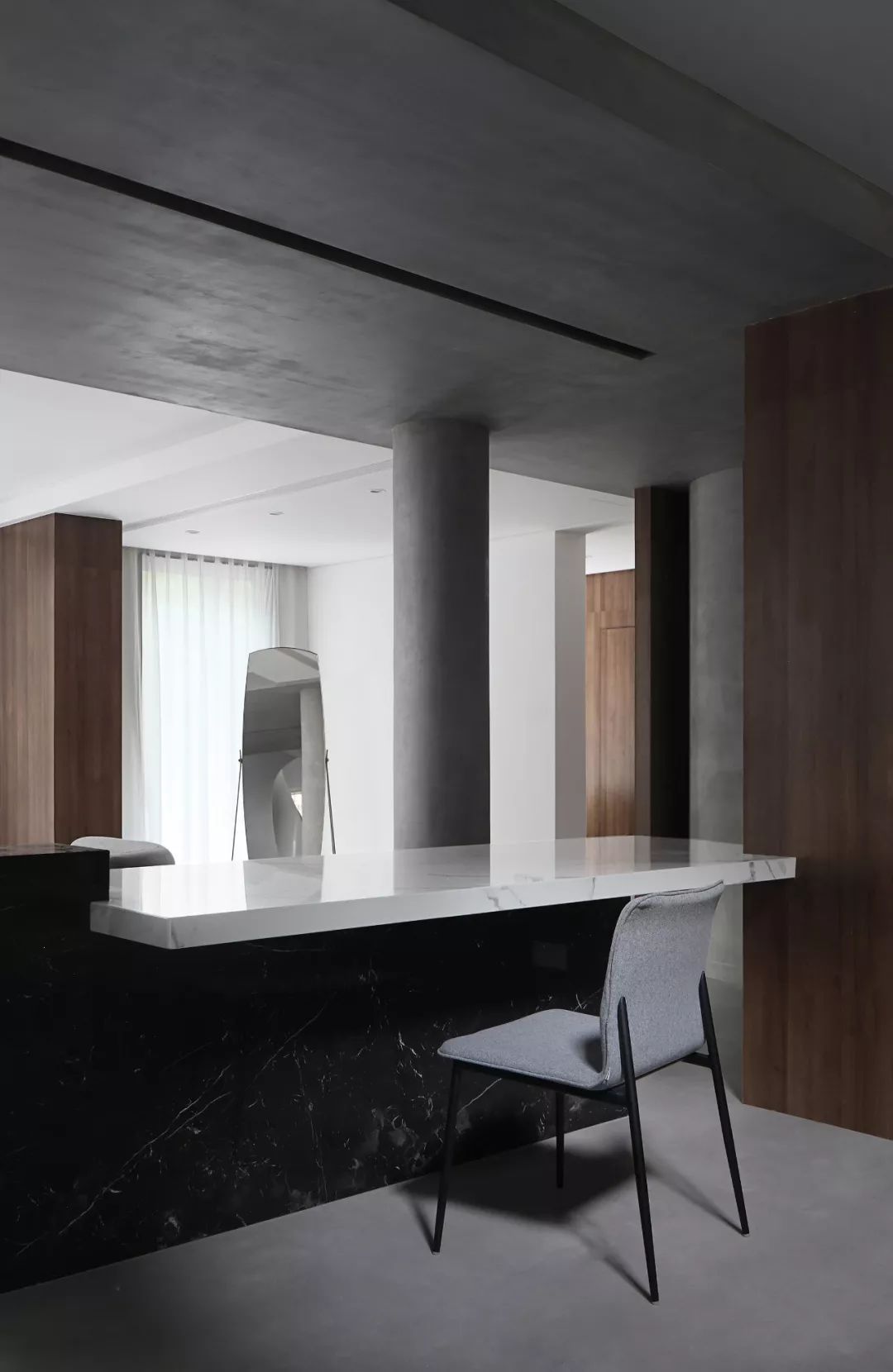 南京 220m²极简别墅 | 旧屋新生,自然光影与空间对话-14