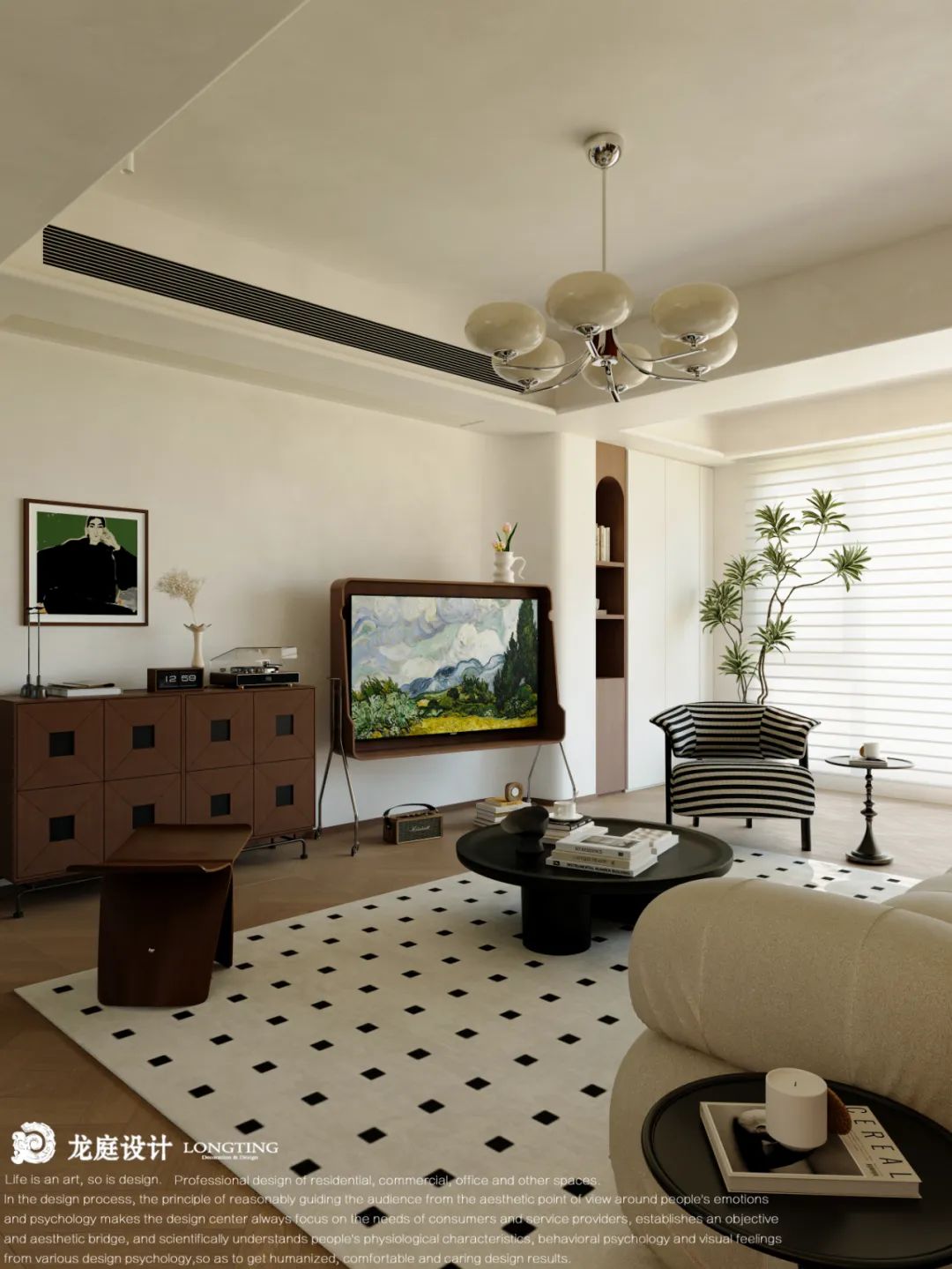 湖州·天悦府中古奶油风格设计丨中国湖州丨龙庭设计-18