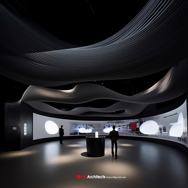 Future art exhibition center with NFT art & crypto art-8