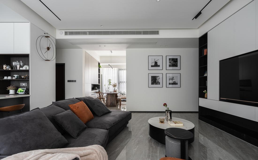 平层温馨现代极简风-46