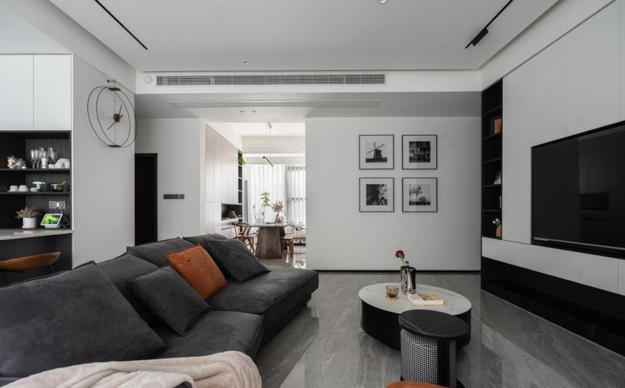 平层温馨现代极简风-46