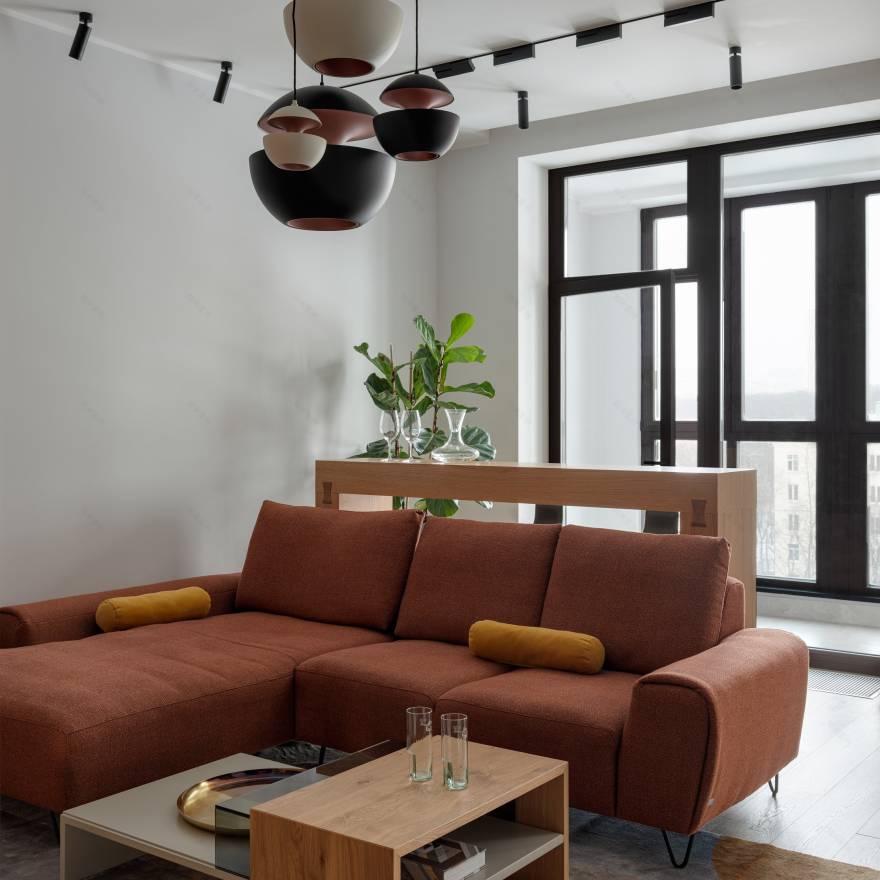 极简木质空间 | 莫斯科 117 平米公寓设计-0