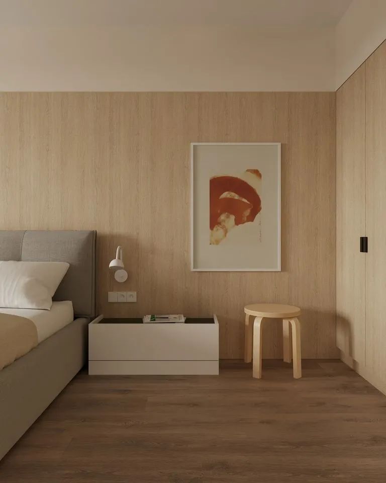 现代一室一厅 68㎡公寓丨室内设计工作室 nude-42