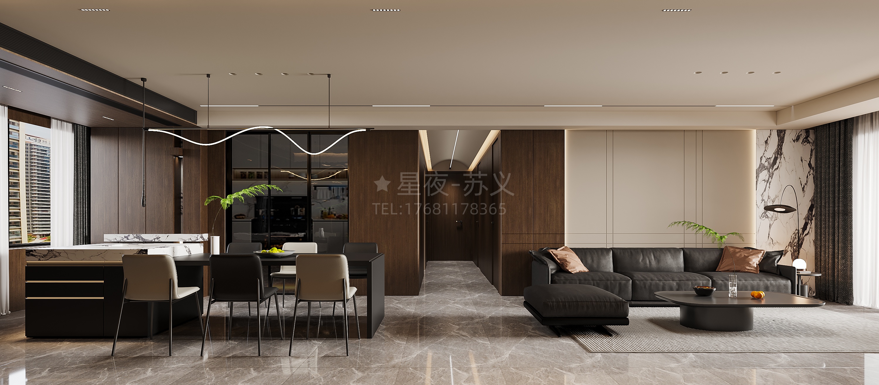 现代黑白灰丨高端效果案例-3