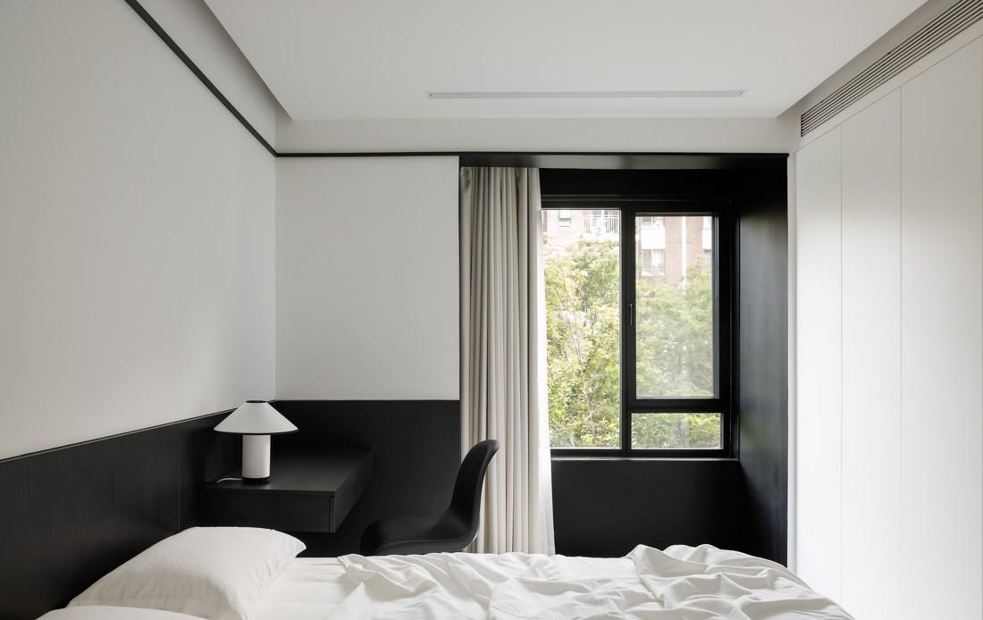 极简黑白 90㎡家居设计-35