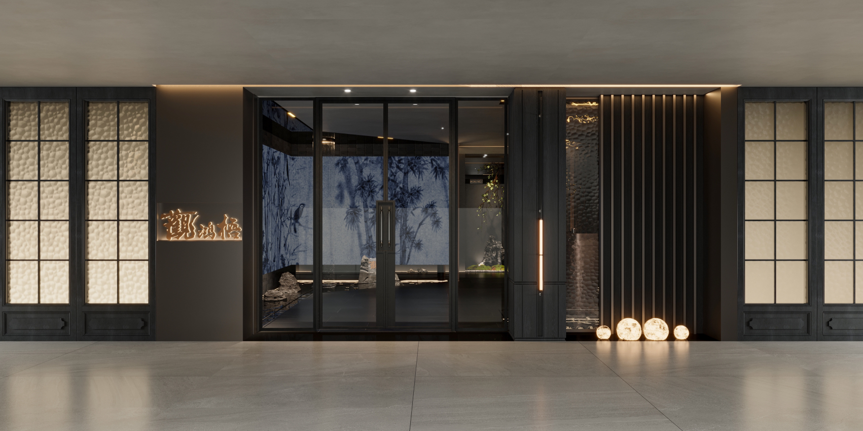 私人会所 东方极简韵味碰撞丨中国南京丨璞云空间设计-11