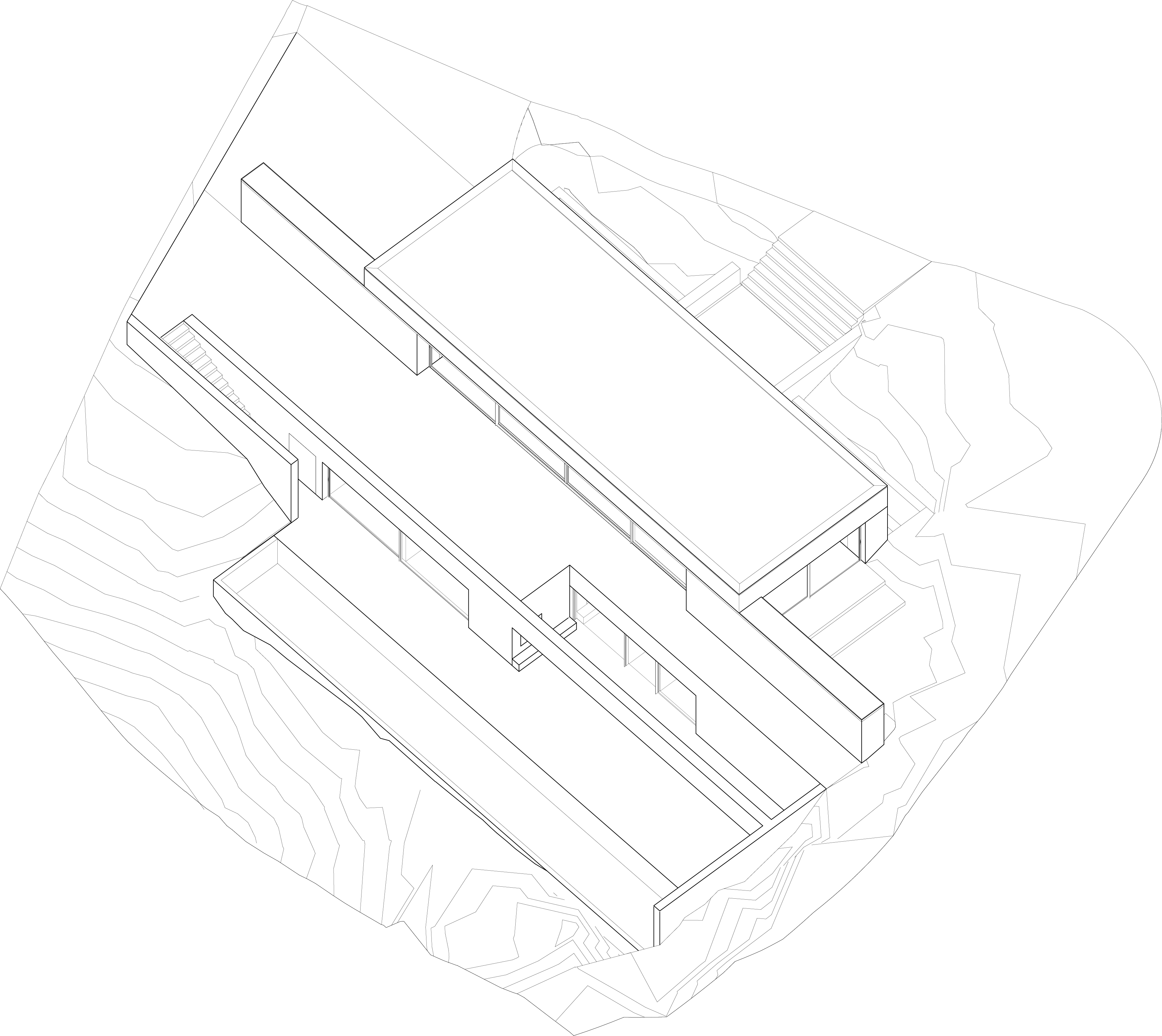 掩体屋;碉堡房(注:这里结合casa有房屋之意,bunker有掩体、碉堡之意给出此翻译,在不同语境可能有更合适表述) 丨西班牙丨Balzar Arquitectos-23
