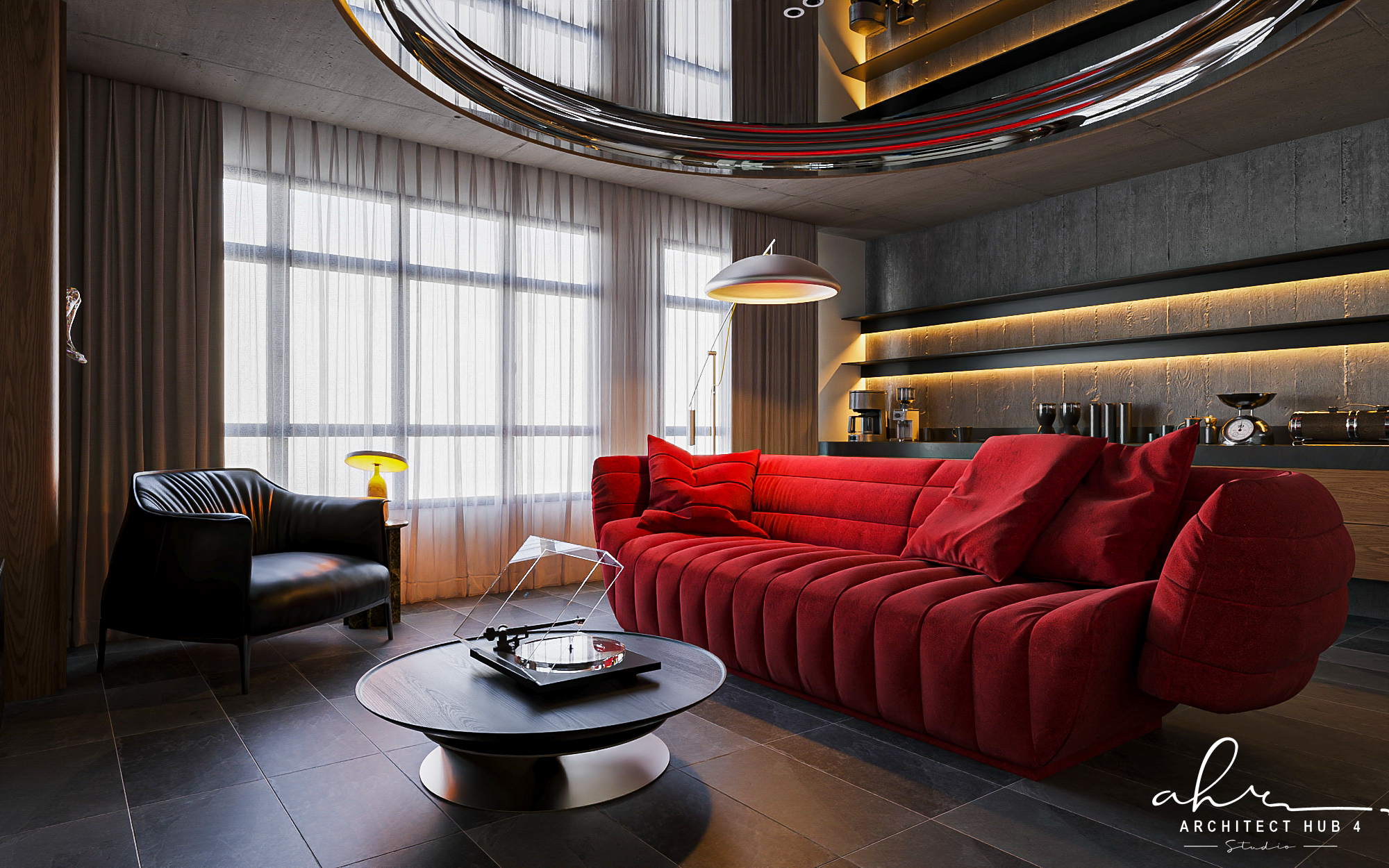 平层丨新加坡丨AH4 Studio-4