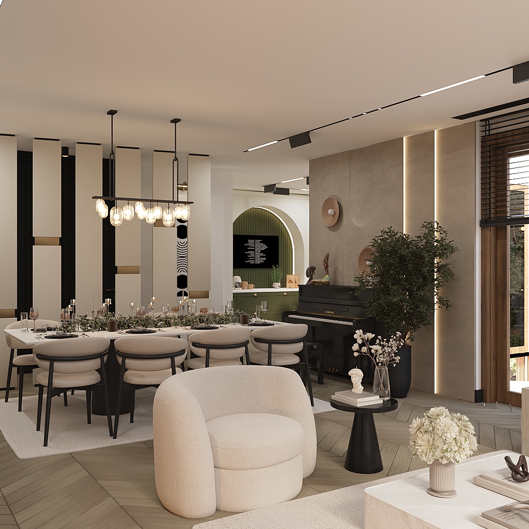 BALCIOĞLU HOUSE LIVINGROOM DESIGN ALTERNATIVE 2-4