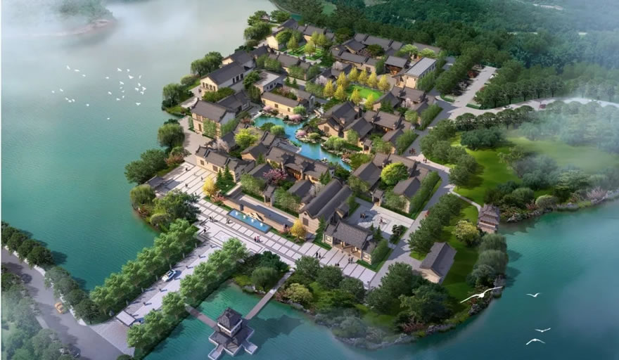 中国院子（南北院子）景观绿化工程-54