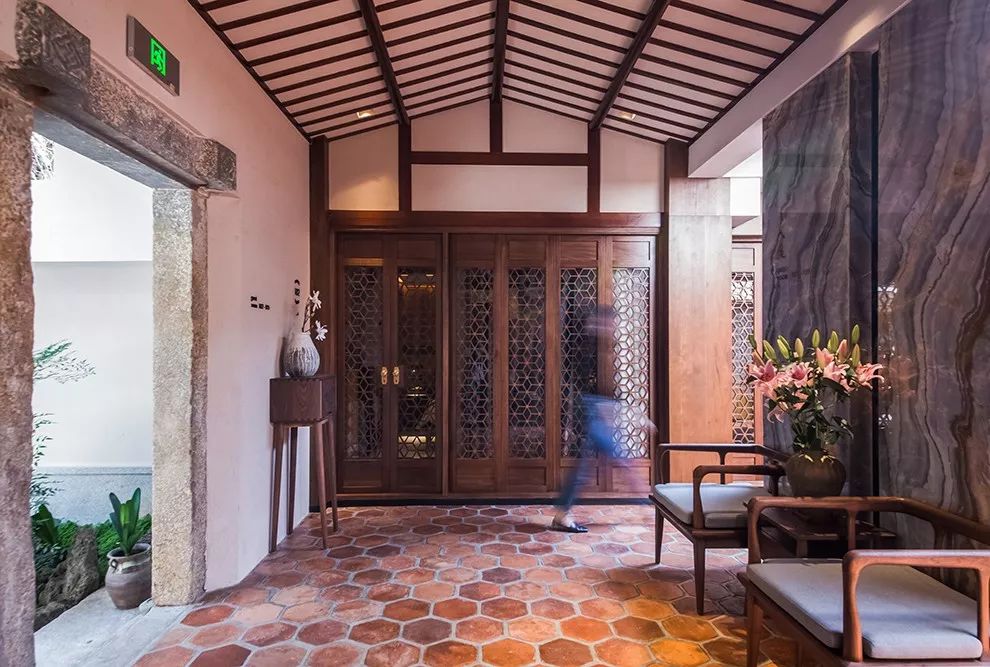 风入庭，空明院丨入庭·鼓浪屿，红砖厝中的新中式雅致空间-6