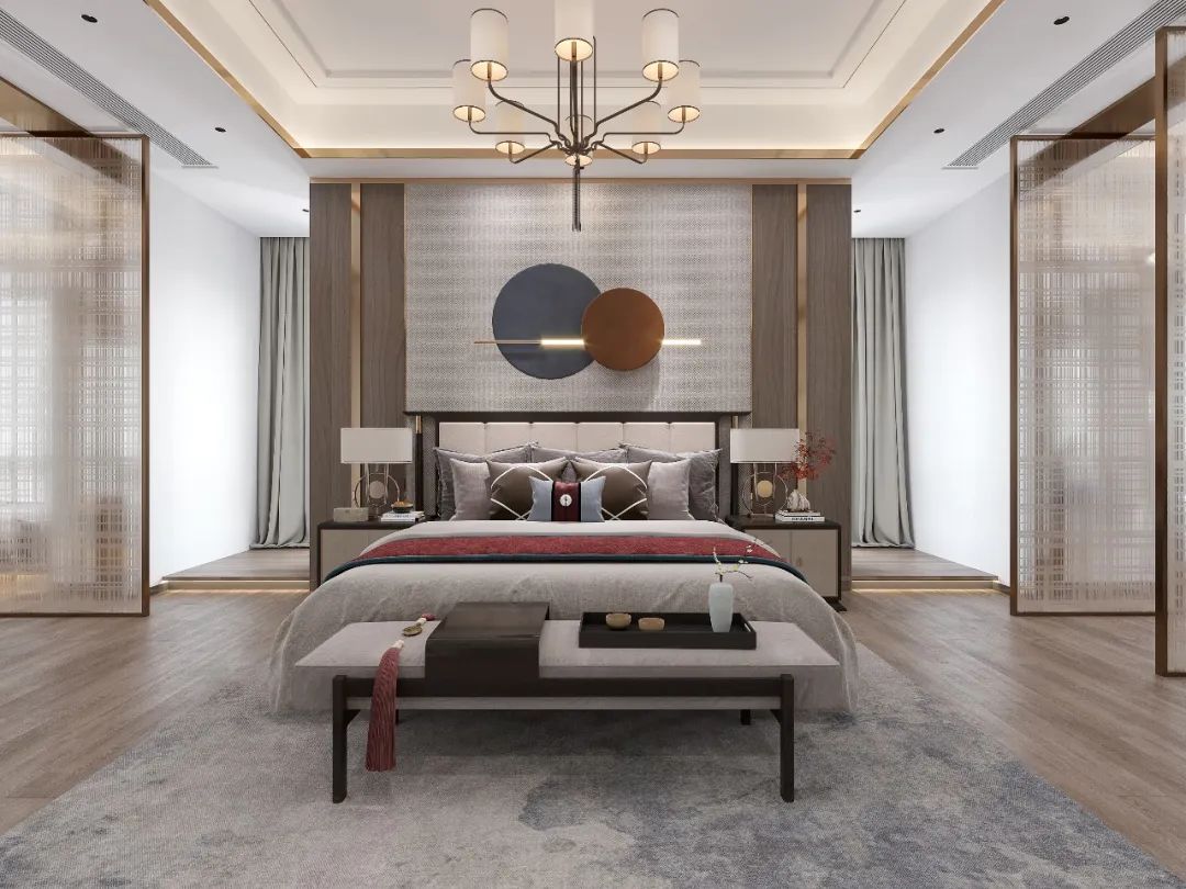 【一鸣设计案例 】918m²别墅大变身，用新中式焕发空间魅力，打造专属空间！-87