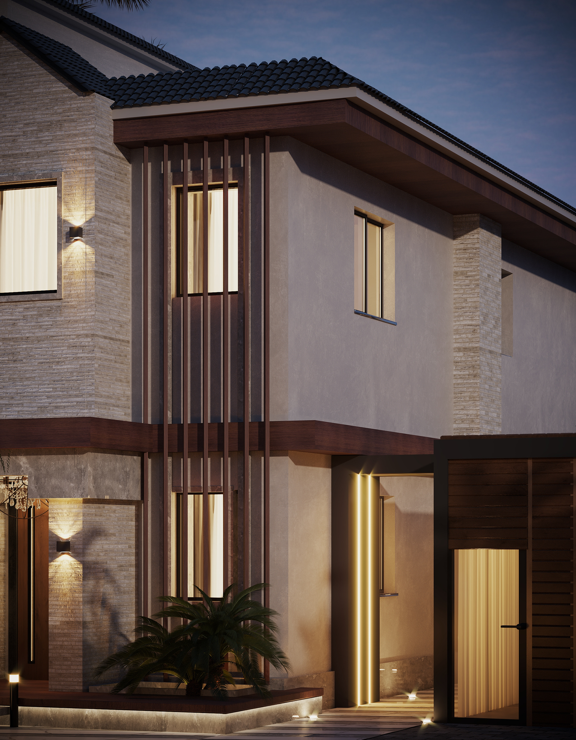 Rehab Villa 室内可视化设计丨Taj DesignSherif Helal-52