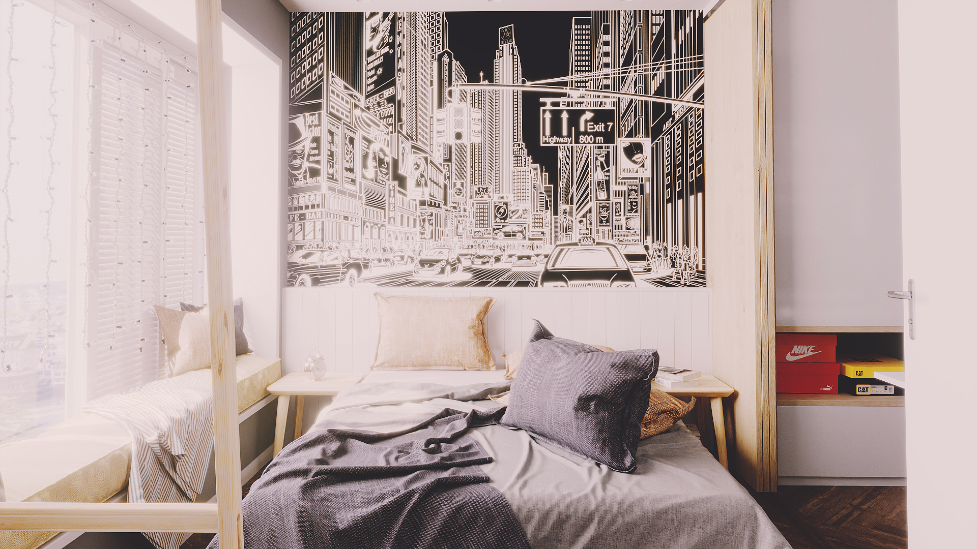 "不利"布局的奇特公寓设计-9