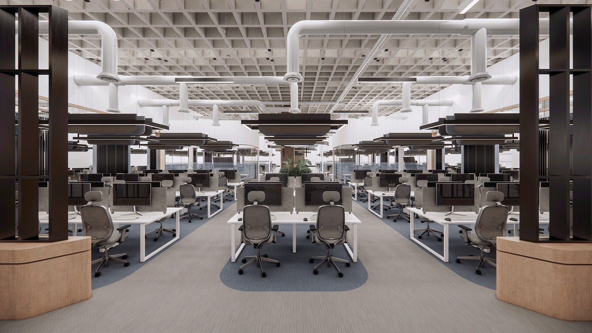 联合办公，Modern-Industrial Office Design-33