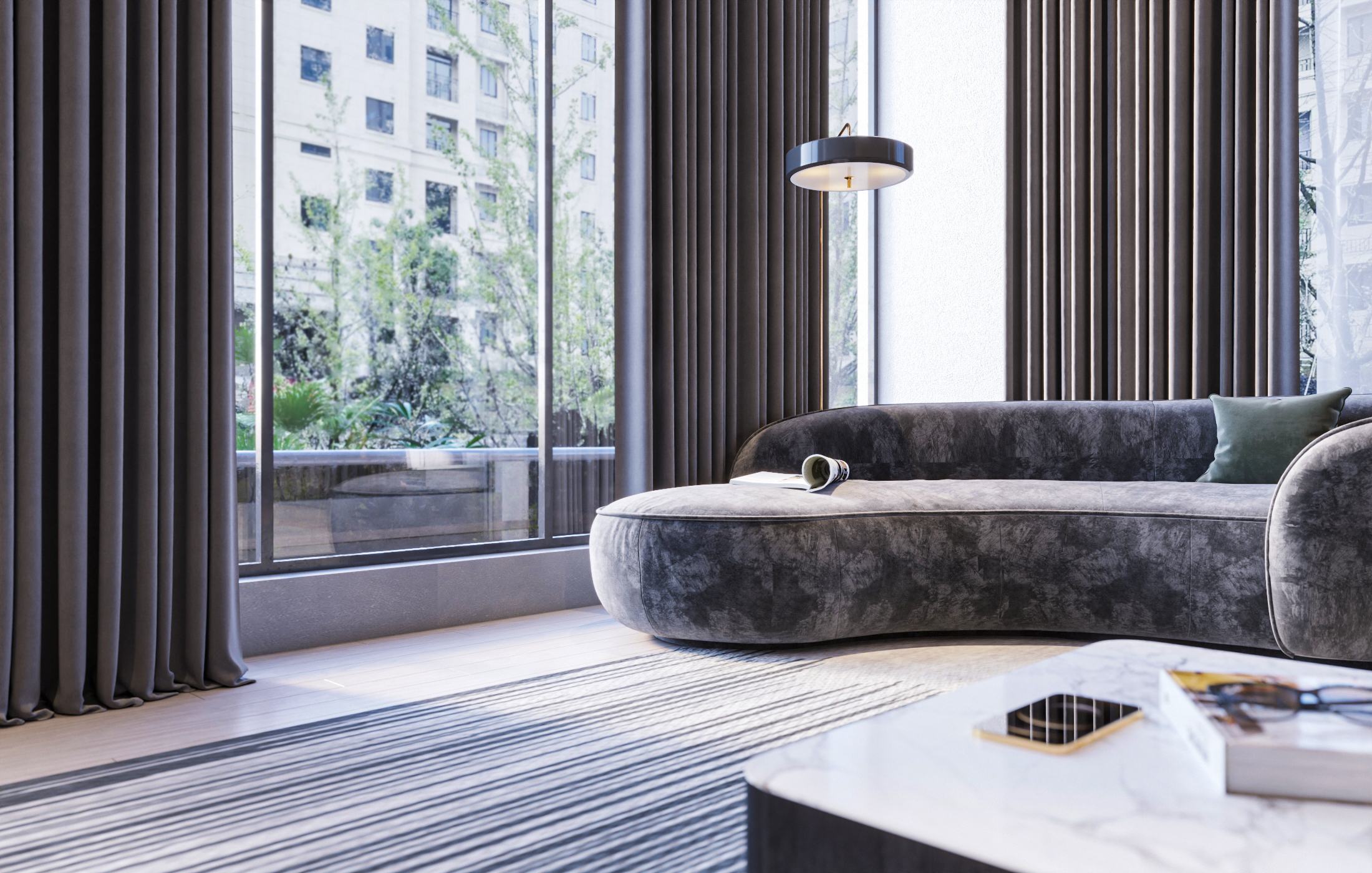 luxury living & dining space-2