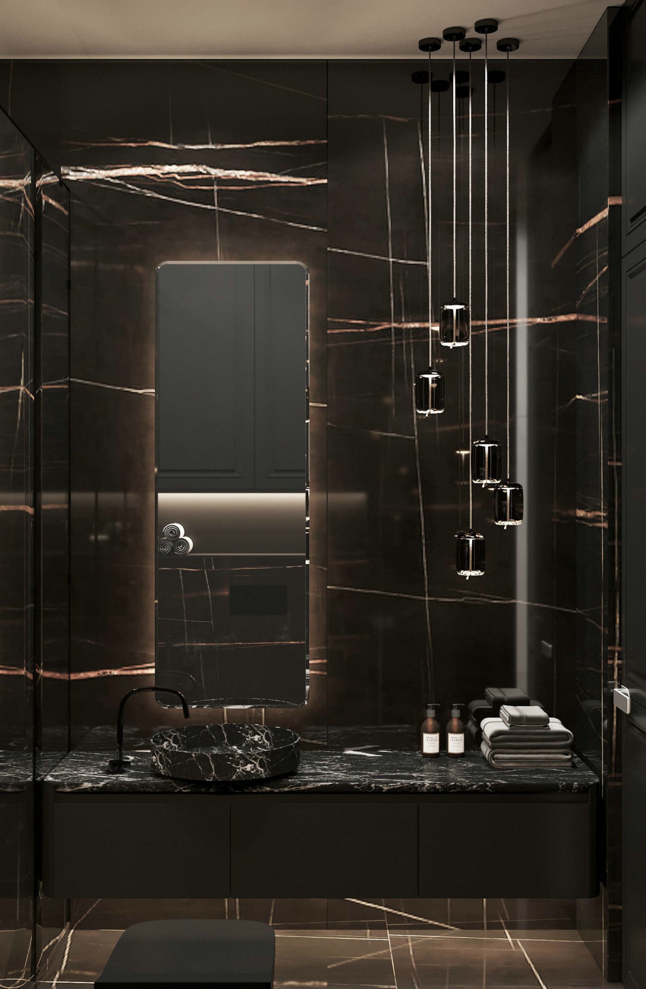 绿色系与高级黑的理性空间-6