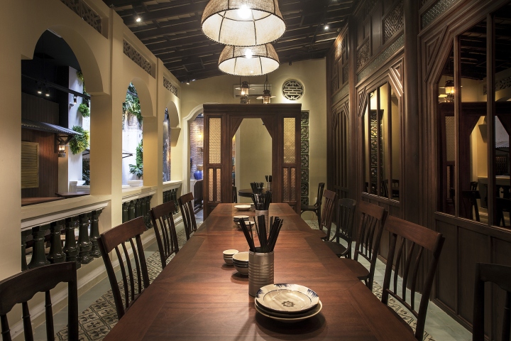 复古韵味 | 越南胡志明市的“第十二美食街”餐厅设计-19