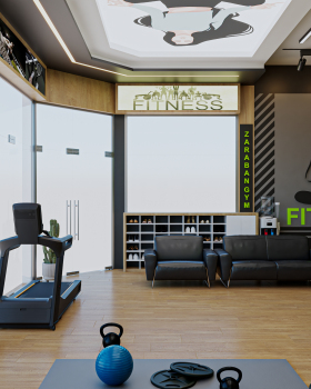 gym interior modern