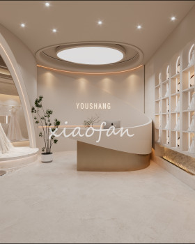婚纱店||身着一袭白纱，等你覆我芳华