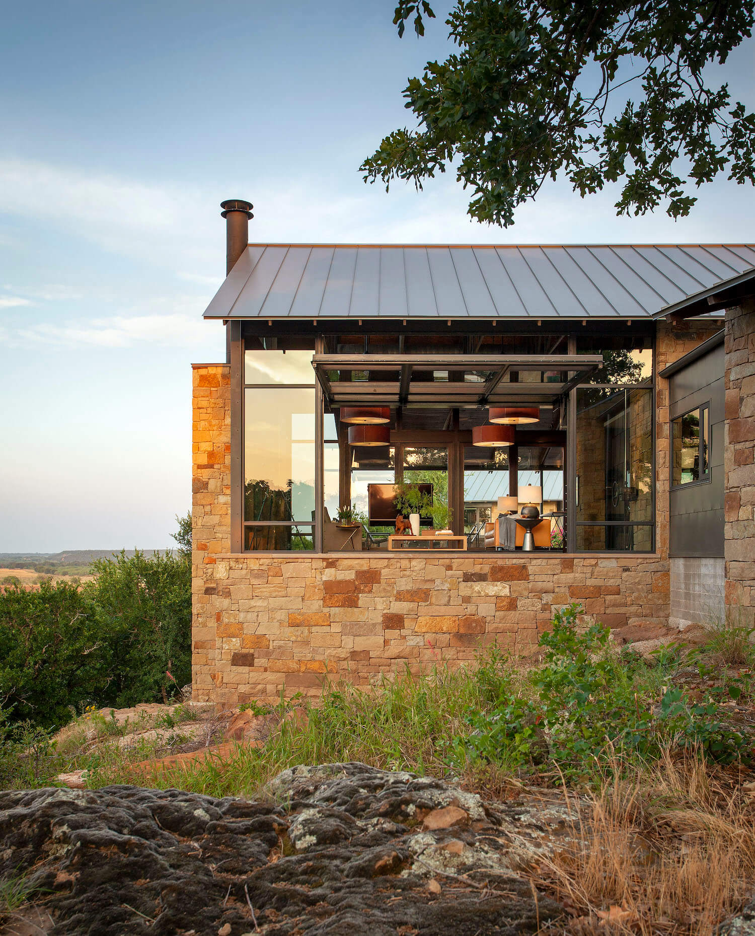 德克萨斯牧场住宅设计 功能性的牧场美学                     -3