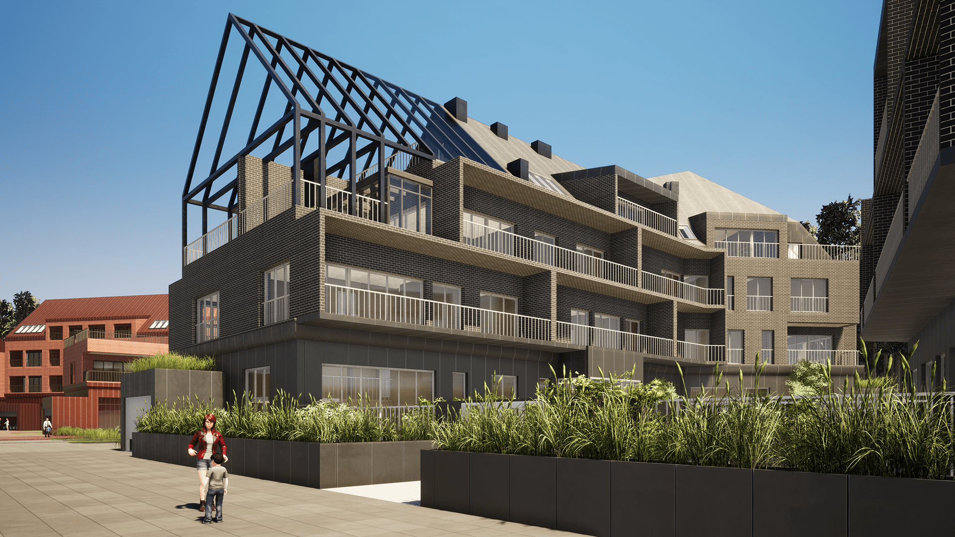 高密度和低层多功能木结构住宅区丨波兰比得哥什丨Damian Dominiczak-342