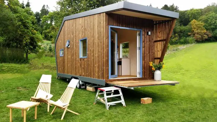 德国 KOOP Mobile Holzbausysteme 的灰色木屋 Hytte | 自然与舒适的完美结合-17