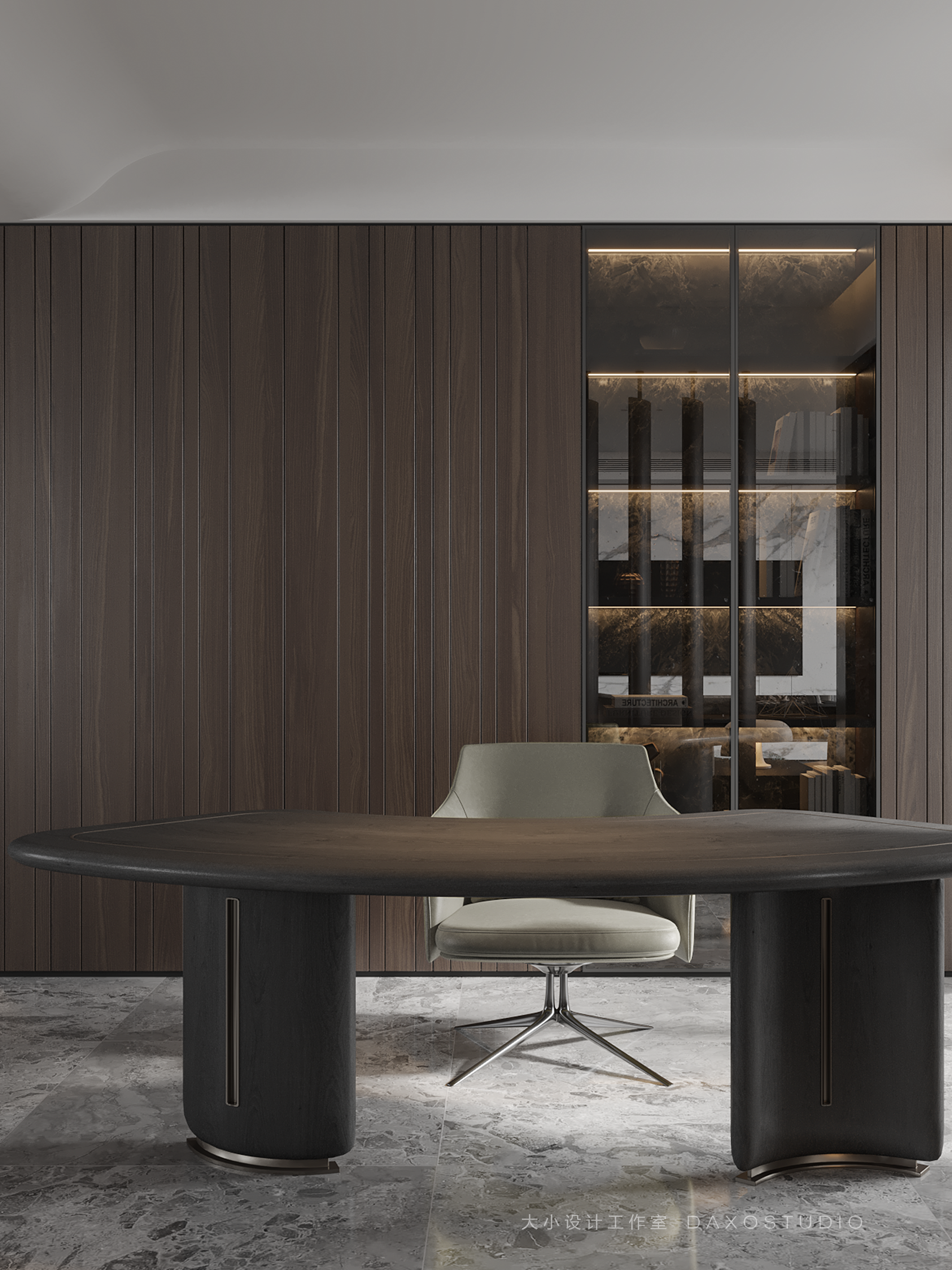 新光·皇庭水岸 520㎡顶复奢宅丨中国福建丨大小设计工作室-23