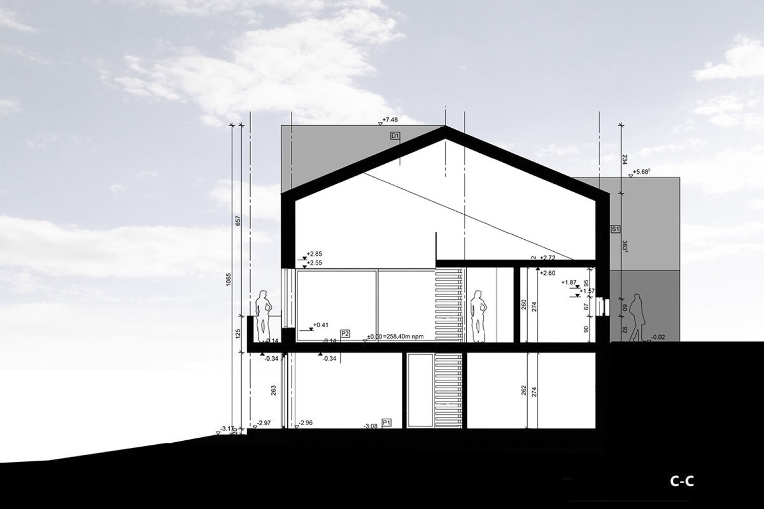 波兰 Krostoszowice 村庄的倾斜屋顶家园-66
