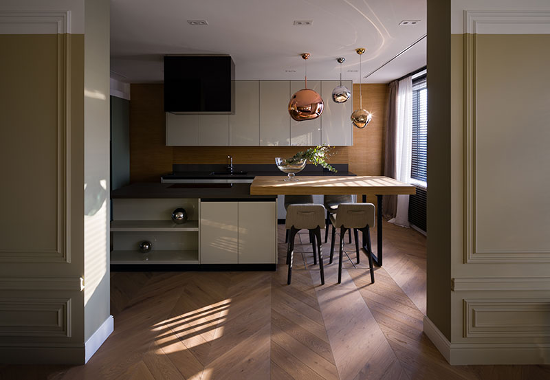 基辅令人惊叹的现代风河景房-4