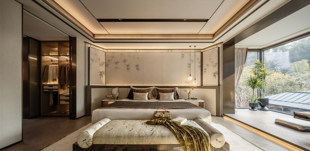 长沙电建泷悦长安424㎡下叠别墅样板间丨中国长沙丨深圳市盘石室内设计有限公司-25