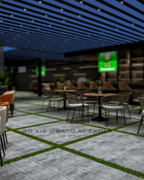 CLUB LIVE OUTDOOR LOUNGE VISUALIZATION