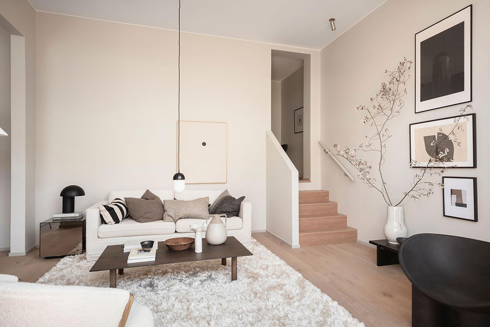 哥德堡带独立入口和露台的时尚公寓-29