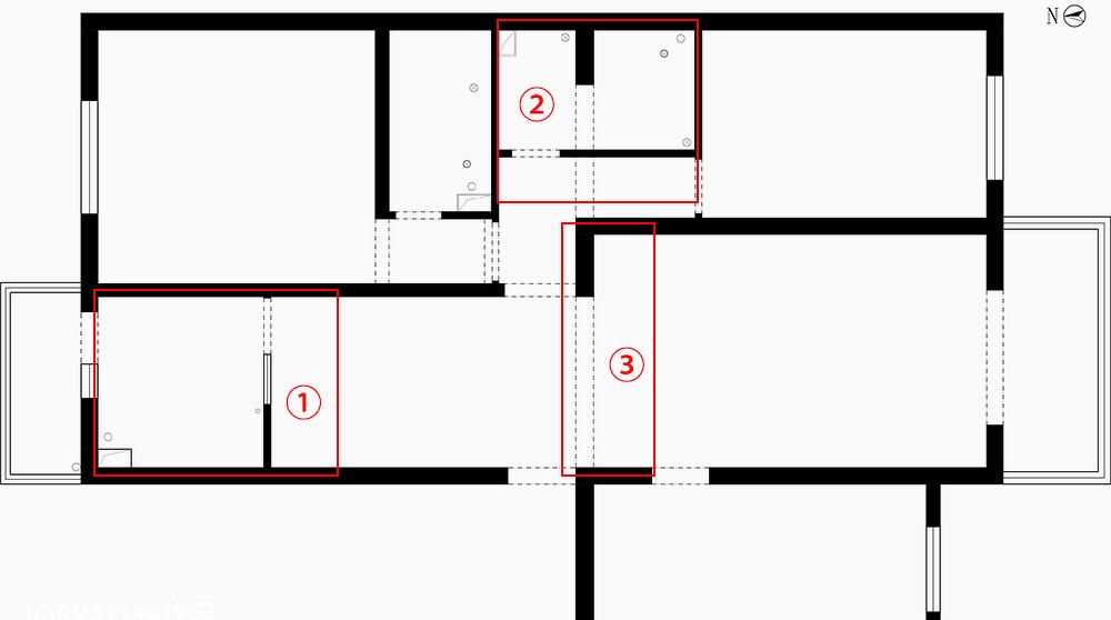 JORYA 玖雅丨 14㎡平层开放式厨房卡座餐厅设计-0