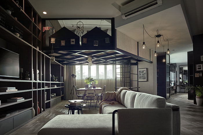 Verve Suites KL South开放式概念阁楼设计丨马来西亚吉隆坡丨Palladio Interiors Sdn Bhd-2