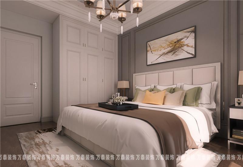 济南玉兰花园美式轻奢整装设计-14