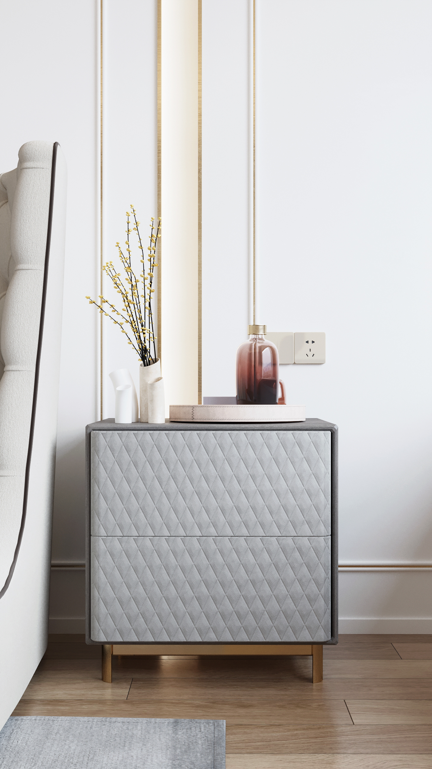 皓玉府美式极简居住空间设计丨中国杭州丨LD 设计-44