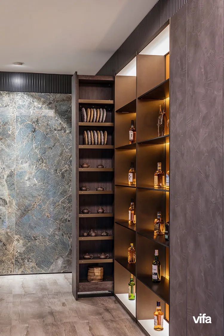 威法别墅客厅酒柜设计丨vifa威法-15